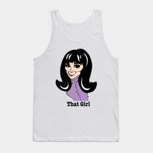 Marlo Thomas That Girl Classic Television Actress Career Woman Tank Top